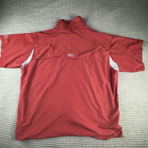 Drake Waterfowl Arkansas Button-Up Shirt Mens 3XL Razorbacks Vented Pockets - Picture 6 of 11